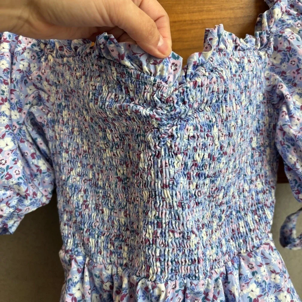 Yumi Kim Tessa Mini Dress in Angel Eyes in Blue, Size L